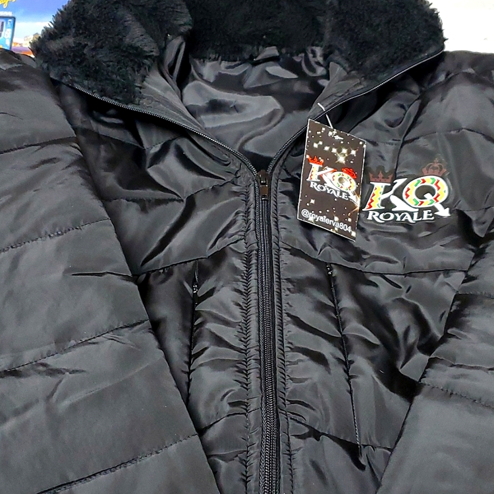 Black Windbreaker Coat Size L